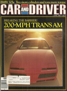 CAR & DRIVER 1984 JUNE - LANCIA RALLY 037, CORVETTE